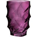 Ver imagem 1 de Vaso Decorativo de Vidro Roxo 19x12x12cm Enfeite Sala Mesa Estante Aparador