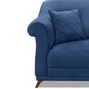 Ver imagem 5 de Poltrona Suede Arras Azul Marinho
