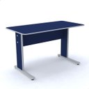 Ver imagem 1 de Mesa para Escritório Reta 140x60cm Azul