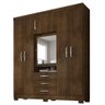 Guarda Roupa 6p 3g Espelho 180 Cm 6542 Malbec Incp Malbec - 1