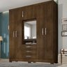 Guarda Roupa 6p 3g Espelho 180 Cm 6542 Malbec Incp Malbec - 2