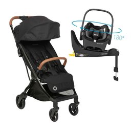Carrinho com Bebê Conforto Travel System Eva Trio Isofix 360 Maxi-Cosi Essential Black - 1