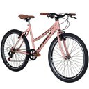 Ver imagem 2 de Bicicleta Serena Urbana Aro 26 Quadro Aço Carbono 7 Marchas Track Bikes Rosa