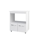 Ver imagem 1 de Balcão Angela Multiuso P/ Forno e Microondas Compacto Branco