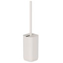 Ver imagem 1 de Escova Sanitária 10x30cm Bege Aura ou Lavatina Suporte Piso Parede Banheiro Vaso