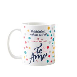 Caneca Presente Dia Dos Pais Felicidade É Cafuné De Pai - 1