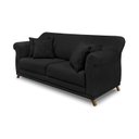 Ver imagem 2 de Sofá 2 Lugares 160cm Suede Arras Preto