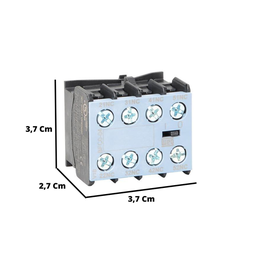 Bloco de Contato 0na + 4nf Bfc0-04 para Contator Weg - 2