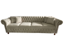 Ver imagem 2 de Sofá Chesterfield Victório Veludo Nude 2,60cm