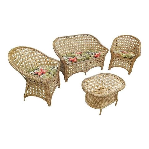 Sofá e Poltronas Area Externa Varanda Bali Tela Palha Saquarema