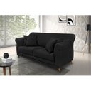 Ver imagem 1 de Sofá 2 Lugares 180cm Suede Arras Preto