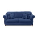 Ver imagem 6 de Sofá 3 Lugares 200cm Suede Arras Azul Marinho