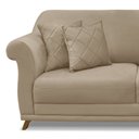 Ver imagem 5 de Sofá 3 Lugares 200cm Suede Arras Bege