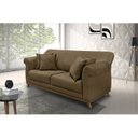 Ver imagem 1 de Sofá 3 Lugares 200cm Suede Arras Marrom Caramelo