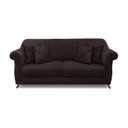 Ver imagem 6 de Sofá 3 Lugares 200cm Suede Arras Preto Café