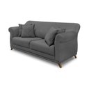 Ver imagem 2 de Sofá 3 Lugares 200cm Suede Arras Cinza