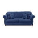 Ver imagem 6 de Sofá 3 Lugares 220cm Suede Arras Azul Marinho