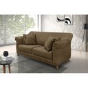 Ver imagem 1 de Sofá 3 Lugares 220cm Suede Arras Marrom Caramelo