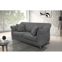 Ver imagem 1 de Sofá 3 Lugares 220cm Suede Arras Cinza