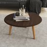 Mesa de Centro Redonda Retrô Decor Móveis Bechara - 2