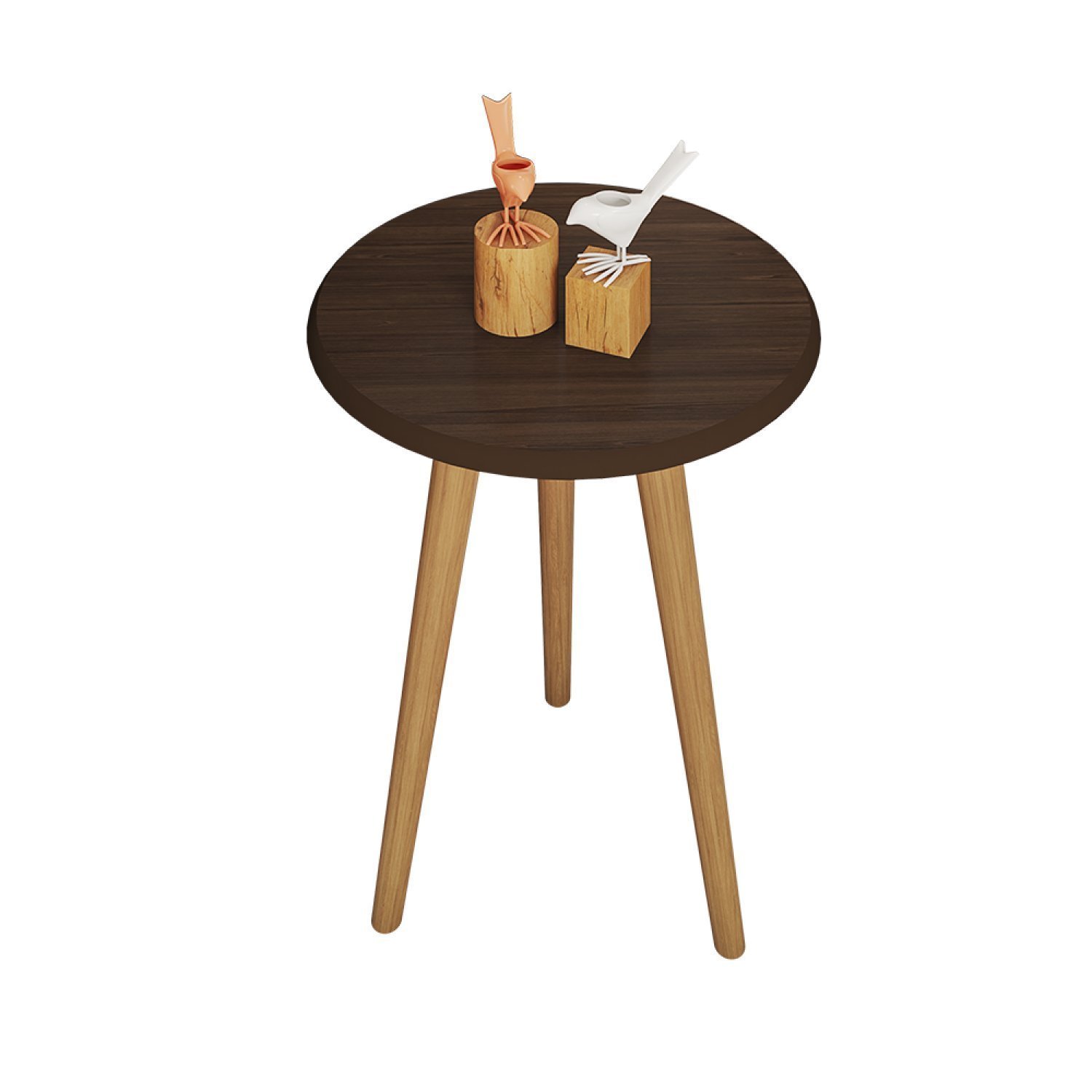 Mesa Lateral Retrô 48cm Decor Móveis Bechara - 3