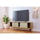 Ver imagem 5 de Rack Atlas para TV até 70" 164cm MDP com Portas Deslizantes Branco Madetec Móveis