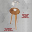 Ver imagem 5 de Mesa de Apoio Estilo Vintage Retrô Decor