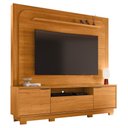 Ver imagem 1 de Estante Home Theater Nilo Cinamomo para Tv até 75” com Pés - Madetec