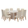 Conjunto Sala de Jantar Mesa Bela com 8 Cadeiras Iza - 2