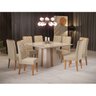 Conjunto Sala de Jantar Mesa Bela com 8 Cadeiras Iza - 1