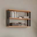 Ver imagem 3 de Nicho Retangular 100% Mdf Industrial F26 Freijó/preto - Dalla Costa