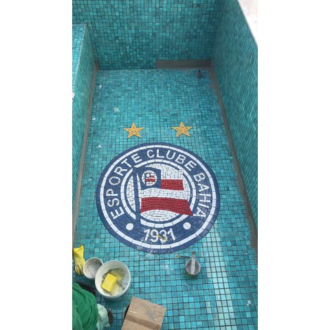 Mosaico Time de Futebol Símbolo do Clube Bahia 90cm