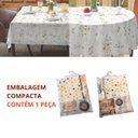 Ver imagem 6 de Toalha de Mesa Quadrada Lepper Super Prática 150x150cm Algodão Floral Campina