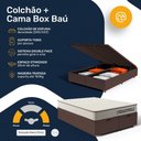 Ver imagem 6 de Cama Box Baú Queen com Colchão de Espuma D45 Double Comfort 158x193x62cm