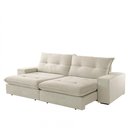 Ver imagem 6 de Sofá Athenas Linho 02 Módulos 80 Cm B25cm Meu Sofá Online A302 Linho Branco
