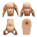 Ver imagem 5 de Cílios Maquiagem Prática Modelo Manequim de Cabeça Chata