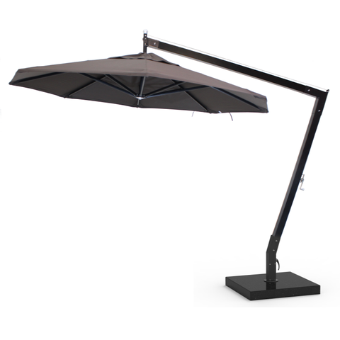 Ombrelone Std Lateral Plus 3.0 Alumínio 12.0.042 + Inox Cor: Marrom