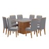 Conjunto Sala de Jantar Mesa Bela com 8 Cadeiras Iza - 2