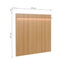 Ver imagem 3 de Painel para TV até 85" com Prateleira e LED Neon Float 215 cm - Carvalho