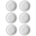 Ver imagem 1 de Jogo 6 Pratos Fundos de Porcelana 21,5cm Classe Única Iguaçu Germer Branco