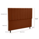 Ver imagem 3 de Cabeceira Cama Casal Veludo Premium