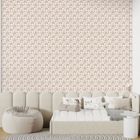 Papel de Parede Autocolante Infantil Boho - 10m