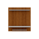 Ver imagem 2 de Painel Ripado para TV até 60 Polegadas 150cmx160,2cm 2 Prateleiras Impressão Off White Móveis Bechara Leme