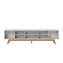 Ver imagem 7 de Rack para Sala Bancada de Tv 75 Pol 218cm Pollyana Off White Matte C04 - D’Rossi
