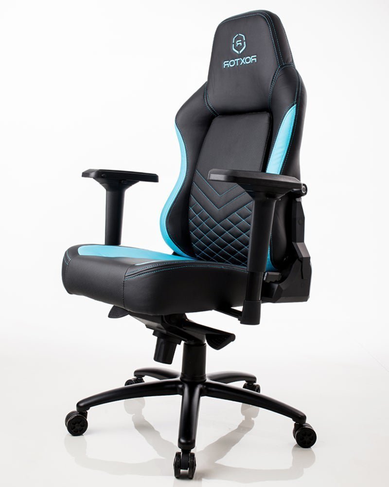 Cadeira Gamer Ergonômica Azul e Preta Roxtor - 4
