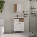 Ver imagem 1 de Conjunto para Banheiro Pop com Pés - Fabribam Gabinetes