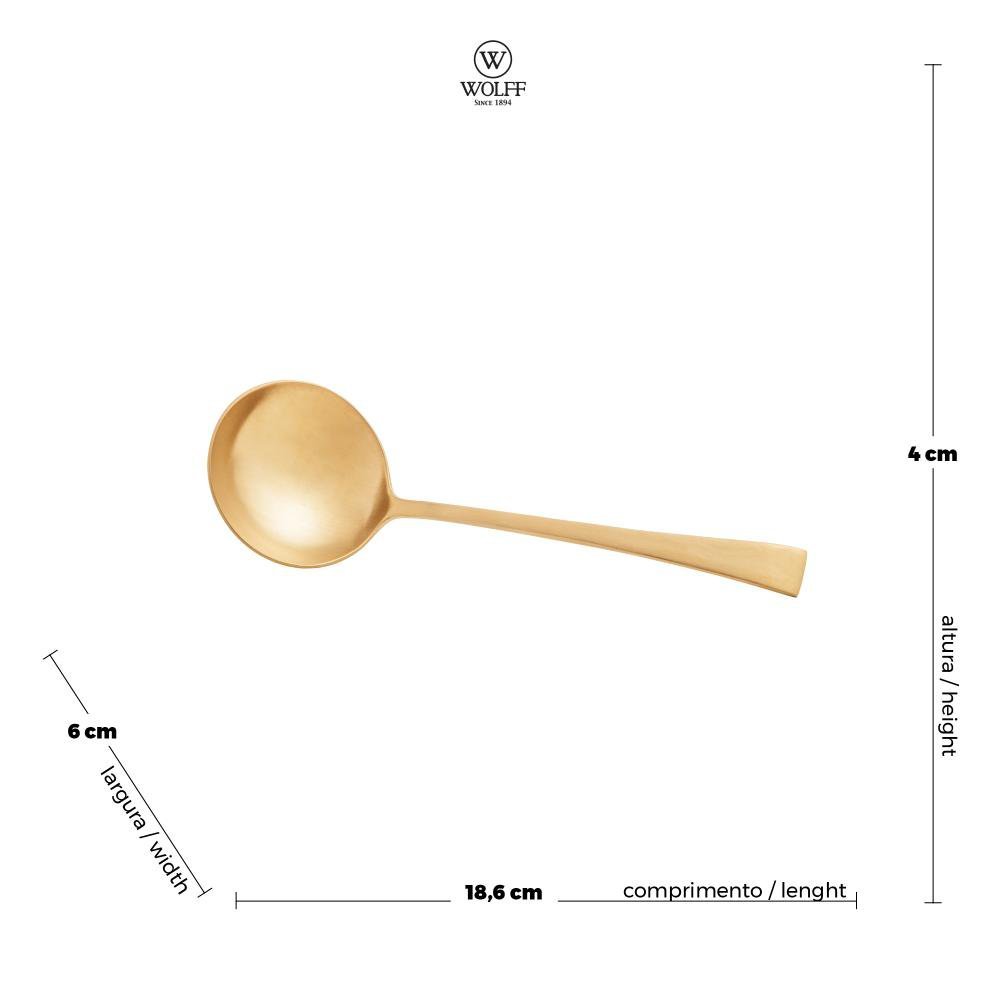 Concha Aço Inox P/Molho Berna Champanhe - 7