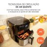 Fritadeira sem Óleo Air Fryer Digital 5l Mondial 60hz Preto/inox 2000w Af-50-dvi 127v - 4