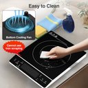 Ver imagem 7 de Vbgk Cooktop de Indução 1800w Portátil com Tela Touch e 9 Níveis (preto)