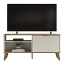 Ver imagem 2 de Rack Bancada para TV 50 pol 115cm Roby Off/Nature Z49 - Mpozenato